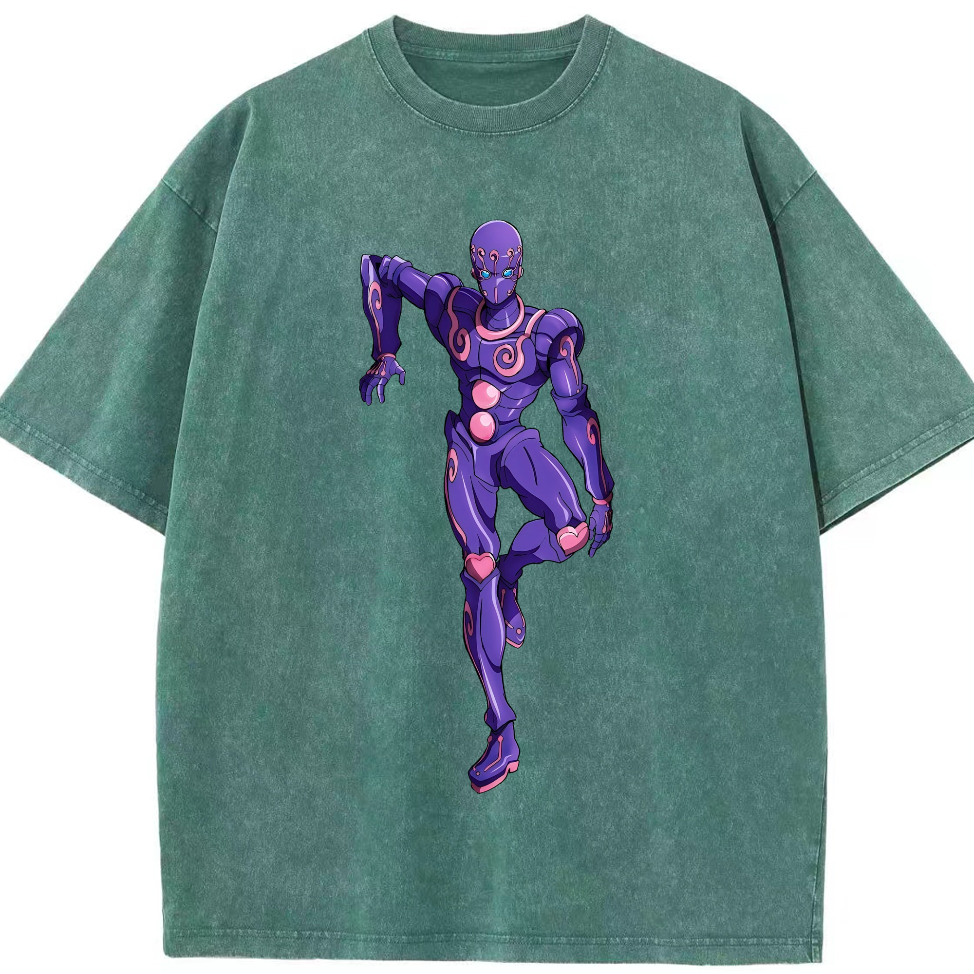 （画像用） ジョジョの奇妙な冒険 JoJo's Bizarre Adventure 綿100% ヴィンテージ風 半袖Tシャツ（フロントプリント）